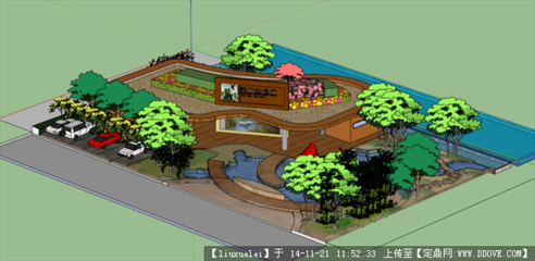 港风记忆与现代美学 茶餐厅SU模型图文设计解析